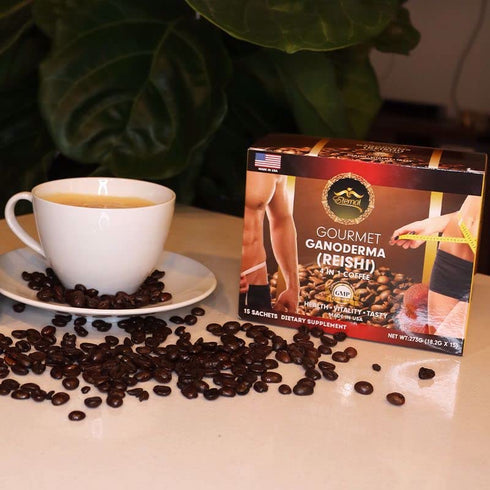 4 1 Pack 4. 1 Eternal Spirit Beauty in Coffee, with GANODERMA (REISHI) of Bonus Stainless Steel Cute Mini Cat Spoon