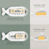 DOWAN Porcelain Butter Dish With Cutting Measuring Line, Large Whale Butter Dish with Cover of Non-slip Design, Ceramic