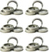 Mason Jar Replacement Rings - Durable Rustproof Tinplate Metal Bands for Canning Jars (Set of 24 Regular Mouth)