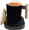 HOWAY 14oz Coffee Mug Warmer Set with Lid, Self Heating Temperature Control