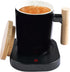 HOWAY 14oz Coffee Mug Warmer Set with Lid, Self Heating Temperature Control