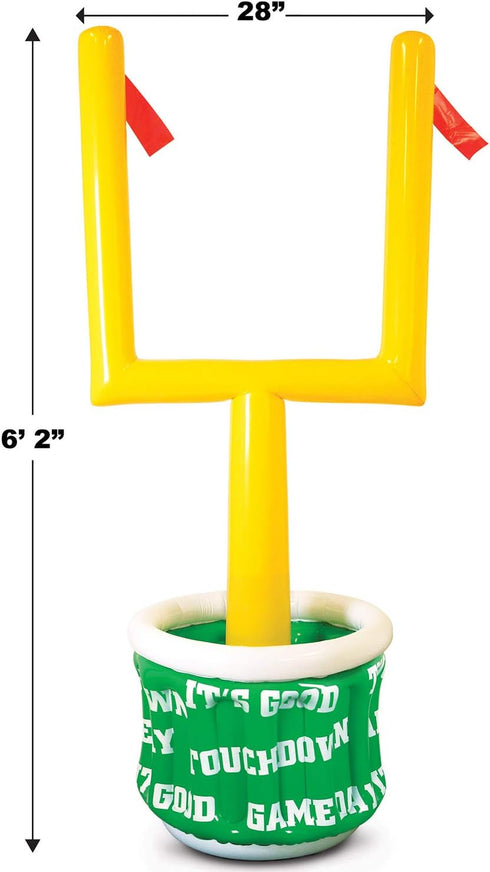 Inflatable Goal Post Cooler with Football by Beistle