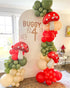 CYMYLAR 3PCS 31'' Mushroom foil balloons. Mushroom decor- Alice in Wonderland theme party decoration, Mushroom birthday