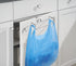 Over-The-Cabinet Grocery Bag Holder - Plastic Bag Storage for Kitchen - Chrome