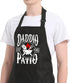 Grill Aprons for Men with Pockets, Daddio of the Patio Funny Gifts for Dad Birthday