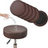 FUANGUI Bar Stool Covers Round Set of 6, Waterproof PU Bar Stool