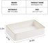 Desk Organizer Tray, PU Leather Nightstand Organizer Perfume Valet Tray for Men Women, Decorative Vanity Trays Trinket