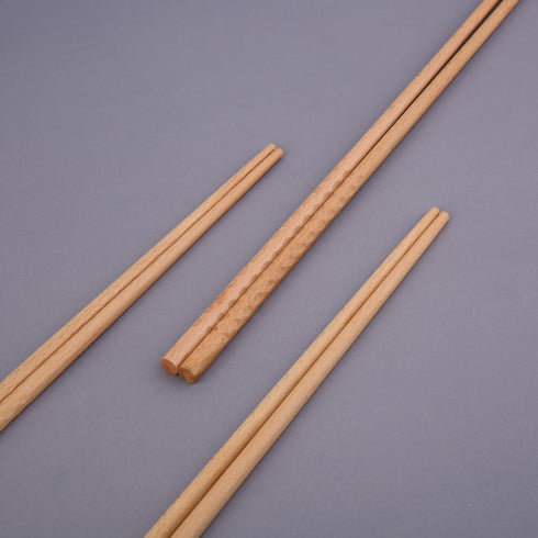 16.5 Inches Extra Long Cooking Chopsticks, 2 Pairs Anti-Slip Reusable Wooden Kitchen Sticks for Noodles & Hotpot