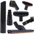 7 PCS Vacuum Attachments Replacement for Shop Vac - 1 7/8" to 1" Adapter, 1 1/4" Household Cleaning Accessories Brush
