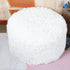 20x12 Inches Asuprui Ottoman Pouf Unstuffed Ottoman Foot Rest Floor Pouf Round Floor Bean Bag Chair No Filler Foot Rest