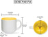 Pavilion Gift Company Blobby Cat Mug, Funny Cat Sister You're Pawsome, 18 oz, Yellow