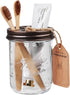 SheeChung Mason Jar Toothbrush Holders, Bathroom Accessories and Organizers, Glass Holders for Bathroom