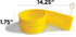 EggXactRing Adjustable Silicone Egg Ring, Food Ring for Baking, Molding, Presenting, Yellow