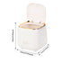 Countertop 2.2 L/0.6 60 5.5" Mini Trash Can for Desk, Desktop Garbage Can with Press Type Lid, Gal Mini Trash Tin