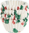 Fox Run Christmas Paper Muffin and Cupcake Liners, Set of 100 Mini Size