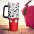 Cartoon Mouse Tumbler 40 Oz - Stainless Steel Insulated Travel Coffee Mug with Lid and Straw, Birthday Gift