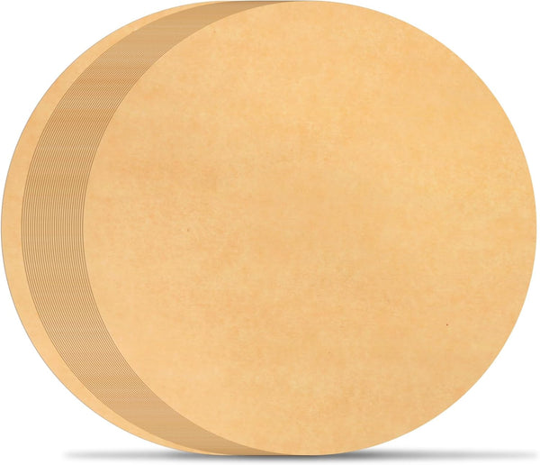 BYKITCHEN 10 Inch Parchment Paper Rounds, Non-Stick Pre-Cut Sheets for Baking, Set of 100 for Various Pans.