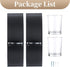 Sziqiqi Wall Candle Sconces for Decorations, Black Metallic Wall Mounted Candle Sconces for Room, Hallway, Entryway
