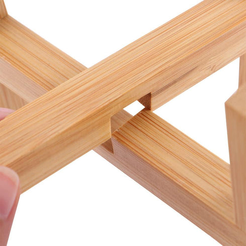 Wood Planter Pot Stand, Detachable Bonsai Pot Holder Display Shelf for Indoor Flower Pot to Protect The Floor