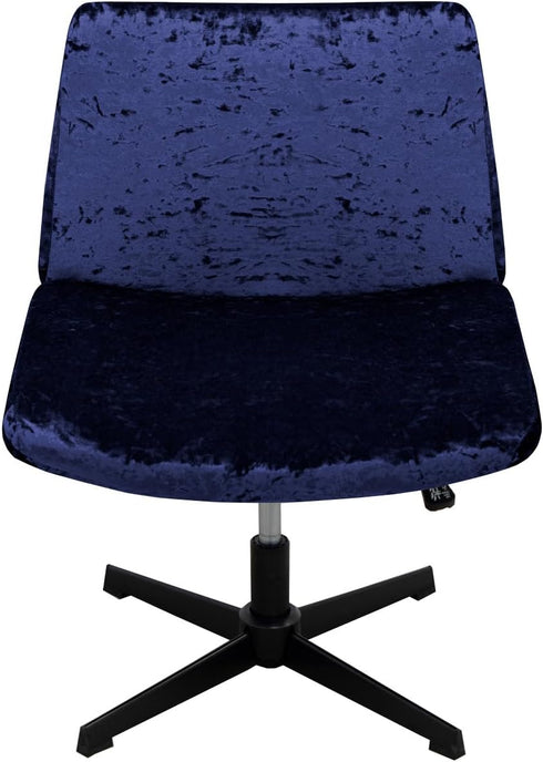 Acoolser Armless Chair Slipcover Criss Cross Accent Mid Back Wide Seat Swivel Task
