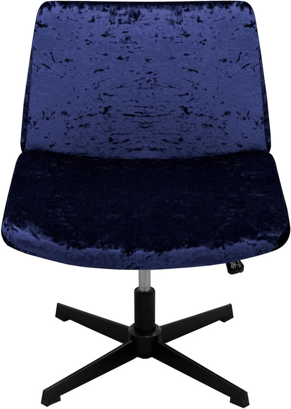 Acoolser Armless Chair Slipcover Criss Cross Accent Mid Back Wide Seat Swivel Task
