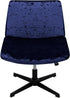 Acoolser Armless Chair Slipcover Criss Cross Accent Mid Back Wide Seat Swivel Task