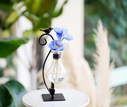 Plant Terrarium, Hydroponic Vases for Home Decoration, Modern Creative Bird Terrarium Stand, Ideal Gifts