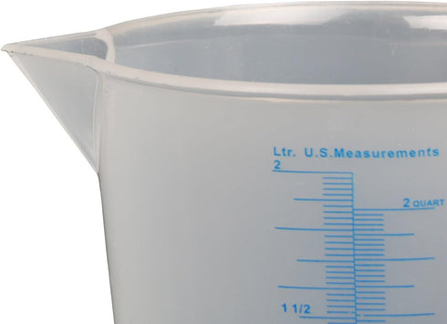 WirthCo 94140 Funnel King 2 Liter Graduated Measuring Container, General Purpose