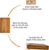 SUBEKYU Wooden Soap Dishes for Bathroom, Bar Soap Holder with Self Draining Tray, Natural Waterfall Drain Soap Saver