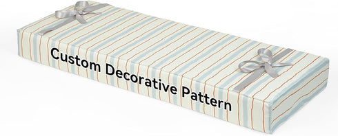 Custom Size Bench Cushion, Non-Slip High Density Foam Bench Seat Cushion for