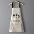 DILLMAN Women Kitchen Apron: Waterproof, Big Pocket, Hand Wipe Pockets for Cooking and Baking