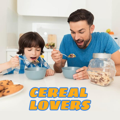 Fathers day Gifts for Dad Laser Engraved Cereal Killer Spoon Scoop, Real Deal for Cereal Lover, Tablespoon Size, Pragmatic Gift for Dad Who Wants Nothing, Cute Funny Gift for Dad Fathers Birthday