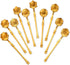 10 Pcs Flower Spoon Coffee Teaspoon Set, Stainless Steel Tableware, Creative Dessert Spoons Mixing Spoon