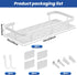 Rack,2 Pack 2LWLT). lanlord Wall Mounted Shower Caddy Shelf Organizer No Drilling Adhesive Shower Shelves,Bathroom