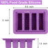 Butter Mold Tray, Silicone Tray with Lid for Making Butter Stick, Soap Bar, Energy Bar, Muffin, Brownie