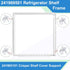 241993101 Crisper Shelf Cover Support for Frigi-daire Refrigerator, Replace 1513081, 4 Pieces