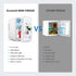 ECOWELL Mini Skincare Fridge with LED Mirror, 4L/6 Can for Makeup Cosmetic Beauty, Small Refrigerator for Bedroom Office