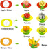 Fruit Cutter Slicer - 4 in 1 Apple Slicer with Vegetable Peeler & Cleaning Brush, Stainless Steel Heavy Duty Cutter for