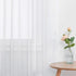 NICETOWN White Sheer Curtains, 63 inch Length for Bedroom, 2 Pieces, 60" W, Rod Pocket Translucent Voile