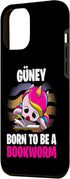 iPhone 15 Plus Gueney - Born To Be A Bookworm - Personalized Case