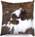 TOMWISH Pack of 2 Throw Pillow Covers - Christmas Cowhide Printing Western 18x18 Decorative Cushion Covers
