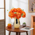 Tifuly 12 pcs Artificial Hydrangea Flowers - Realistic Silk Faux Hydrangea with Stems for Home Party Wedding Decor