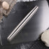 Smooth Stainless Steel Rolling Pin for Baking Pizza, Pie, Pastry, Dough, Cookies (12.8 inches)