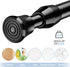 AIZESI Short Tension Curtain Rods (Black, 27" to 37", 2 Pcs)