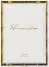 Lawrence Frames 5" W x 7" H Gold Metal Picture Frame with Bamboo Design (712257)