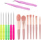 Cake Decorating Tool Set - 15 Pcs Cookie Decorating Supplies Kit with Brushes, Scriber Needles