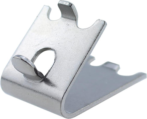 8PCS Heavy Duty Stainless Steel Freezer Cooler Shelf Support Clips for Refrigerator Shelf Replacement