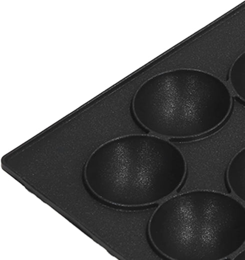 Non Stick Meatball Baking Tray, 9 Hole Baking Pan, Stainless Steel Octopus Meatball Grill Cooking Plate