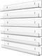 Cq acrylic Invisible Clear Floating Bookshelf - 15" Hanging Wall Mounted Display