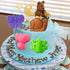 2 Pack Gummy Chocolate Molds Elephant Monkey Frog Silicone Molds for Cake Jello Ice Cube Crayon, Cake Decoration Soap